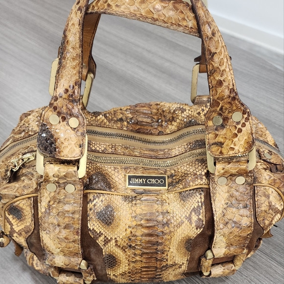 Pre-Loved // Jimmy Choo  // Python Bag - Picture 2 of 10